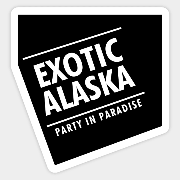 Exotic Alaska Sticker by dejava